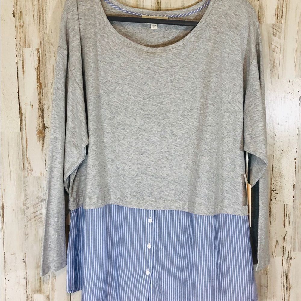 NWT Vince Camuto twofer tunic top, size 2X